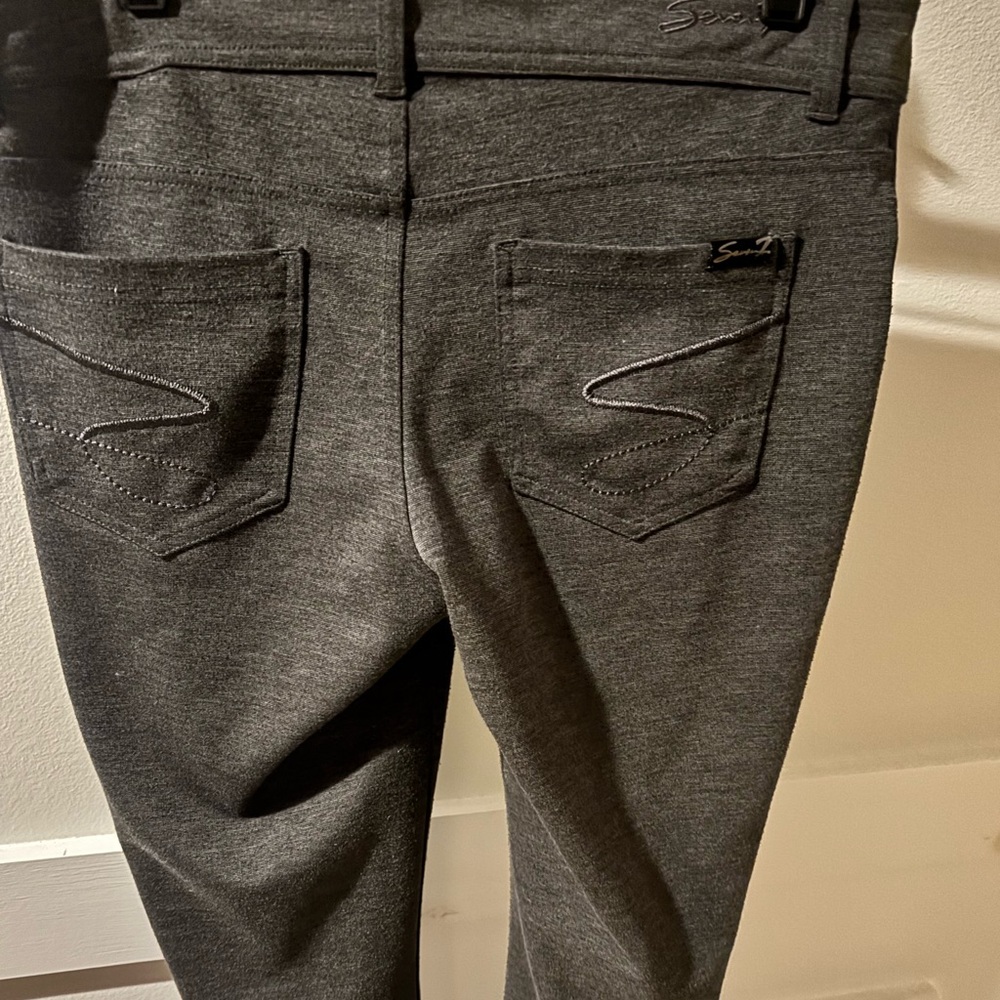 Seven7 Super Comfy Versatile Charcoal Pull On Leggings Soft Stretch